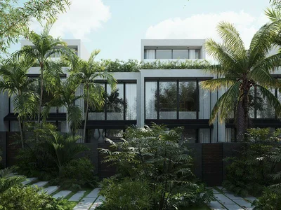 Zespół mieszkaniowy New residential complex of apartments and townhouses in Nuanu, Bali, Indonesia