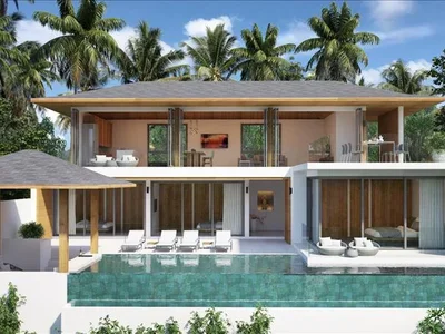 Complexe résidentiel New complex of villas with swimming pools 3 minutes away from a golf course and close to Maenam Beach, Samui, Thailand