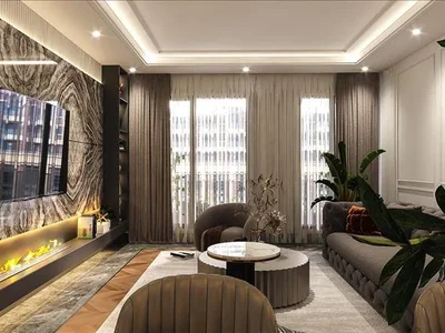 Residential complex Residential complex with a swimming pool and a green area, 3 minutes away from the marina, Istanbul, Turkey