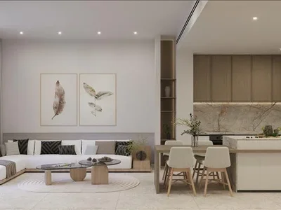 Complejo residencial New residence Treppan Tower with swimming pools and a lounge area, JVT, Dubai, UAE