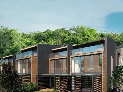 Wohnanlage New complex of townhouses with a fitness center close to a forest, Istanbul, Turkey