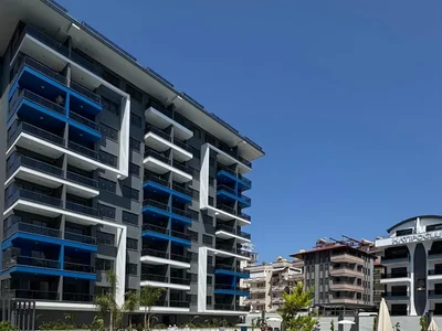 Zespół mieszkaniowy Apartment 1+1 in the center of Alanya in the complex Konak Twin Towers 3 Cleopatra.