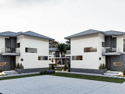 Zespół mieszkaniowy New residential complex of two-level villas in the center of Bo Phut, Samui, Thailand