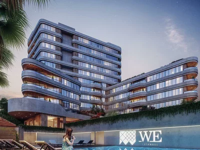 Wohnanlage New apartments in a residence with a swimming pool and a conference room near a highway and Istanbul International Financial Center, Istanbul