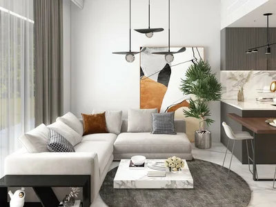 Complejo residencial New high-rise residence Lilium Tower with a swimming pool in the prestigious area of JVT, Dubai, UAE
