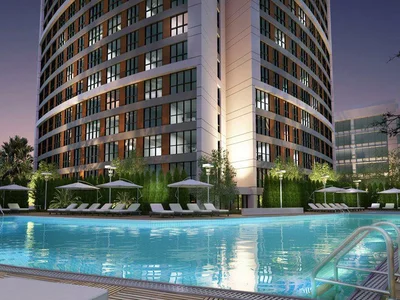Wohnanlage New residential complex with a swimming pool and a fitness center, Istanbul, Turkey