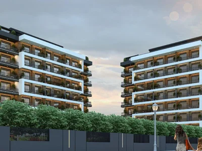 Residential complex Residential complex with a swimming pool close to the beaches and the city center of Antalya, Turkey