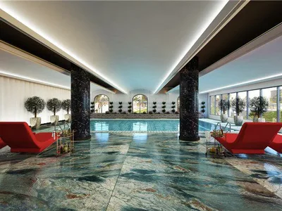 Zespół mieszkaniowy New residence with swimming pools and panoramic views close to the sea, Avsallar, Turkey