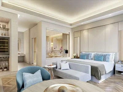 Zespół mieszkaniowy FIVE LUX — high-rise residence by FIVE Holding with a hotel, restaurants and swimming pools on the first sea line in JBR, Dubai