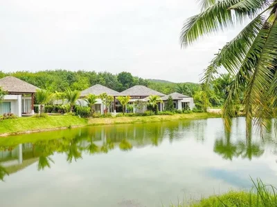 Residential complex New residential complex of villas with swimming pools in Phuket, Thailand