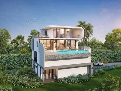 Complexe résidentiel New residential complex of luxury villas in Bo Phut, Koh Samui, Surat Thani, Thailand