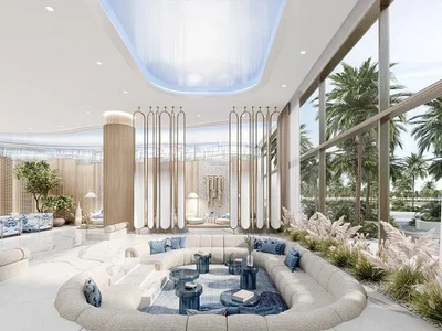 Zespół mieszkaniowy Penthouse in the new residence Beach Walk 4 with a swimming pool, panoramic views and an access to the beach, Dubai Islands, Dubai, UAE
