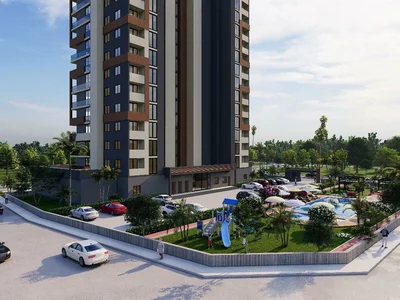 Residential complex Four bedroom flats in complex with swimming pool and parking, Mersin, Turkey