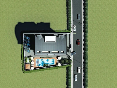 Zespół mieszkaniowy Residential complex with swimming pool, sauna and gym, Ciplakli, Turkey