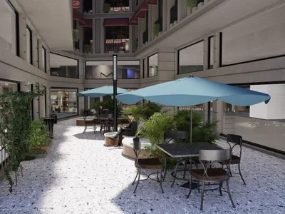 Wohnanlage Complex of serviced apartments with a restaurant and a health center in the heart of Istanbul, Turkey