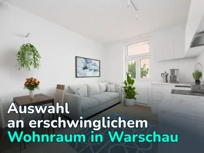 Günstiges Wohnen in Warschau: Reale Wohnungsoptionen ab €65.000