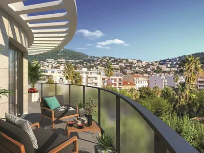 Zespół mieszkaniowy New residential complex near the port of Nice, Cote d'Azur, France
