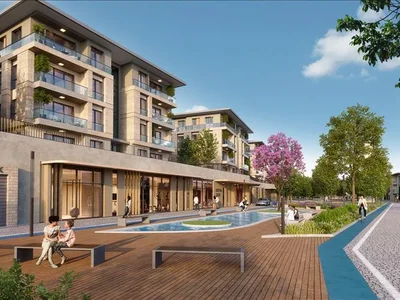 Wohnanlage New residential complex with a swimming pool, gardens and parks, Istanbul, Turkey