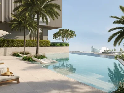 Complexe résidentiel New Art Bay Residence with swimming pools and picturesque views, Al Jaddaf, Dubai, UAE