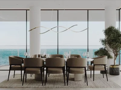Wohnanlage New residential complex Rena Townhouse with a roof-top swimming pool and a direct access to the beach, Dubai Islands, Dubai, UAE