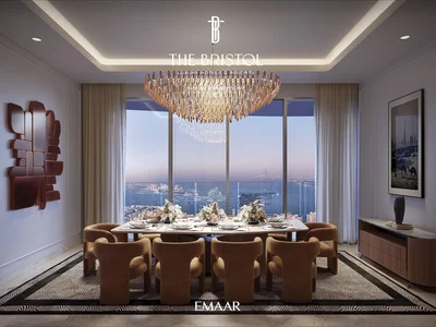 Zespół mieszkaniowy Furnished penthouses at Bristol beachfront residence, Emaar Beachfront area, Dubai, UAE