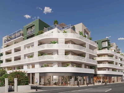 Zespół mieszkaniowy First-class apartments in a new residential complex, Saint-Laurent-du-Var, Cote d'Azur, France