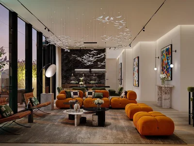 Wohnanlage New project VILLA DEL GAVI with 2 infinity pools and a direct access to the beach, Dubai Islands, Dubai, UAE