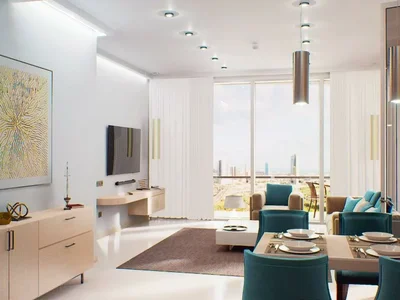 Complejo residencial New residence Golf Views Seven City with swimming pools, a shopping mall and a co-working area, JLT, Dubai, UAE