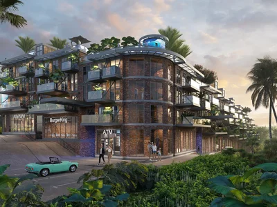 Wohnanlage New residence with swimming pools, a spa and a panoramic view of the ocean close to Melasti Beach, Bali, Indonesia