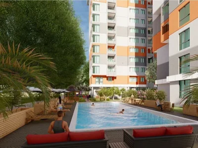 Complexe résidentiel New residence with a swimming pool close to the promenade, Istanbul, Turkey
