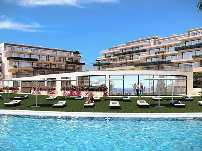Immeuble Appartements de 2 chambres avec vue panoramique sur la mer à Finestrat
