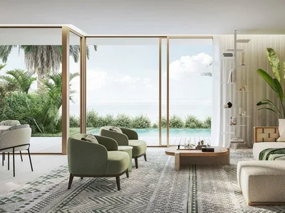 Complexe résidentiel New waterfront complex of villas and townhouses Bay Villas with a beach and a yacht marina, Dubai Islands, Dubai, UAE