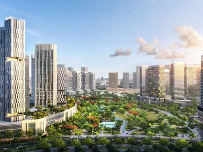 Жилой комплекс Новый крупный жилой комплекс Milan с бассейнами, садами и панорамными видами в престижном районе, Wadi Al Safa 4, Дубай, ОАЭ