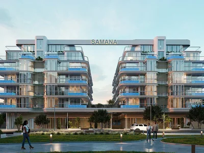 Residential complex New complex of apartments with private swimming pools Rome close to Downtown, Meydan District 11, Dubai, UAE