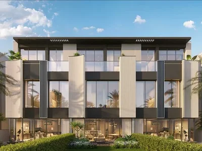 Жилой комплекс Новый эксклюзивный комплекс вилл Watercrest с бассейнами и садами, Meydan, Дубай, ОАЭ