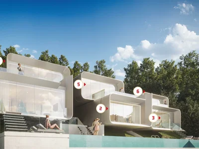 Complexe résidentiel Modern townhouses in a first-class residential complex, Muang Phuket, Thailand