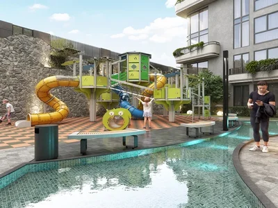 Quartier résidentiel Two bedroom apartment in a luxury complex.