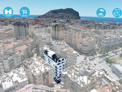 Dzielnica mieszkaniowa LUXURY APARTMENTS IN ALANYA CITY CENTER