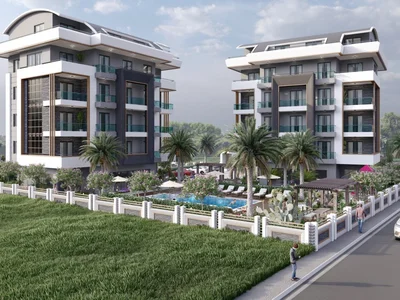 Dzielnica mieszkaniowa Modern view apartments in the Oba area