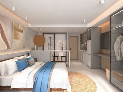 Complexe résidentiel New residence with a hotel and a spa center, 50 meters from Bang Tao Beach, Phuket, Thailand