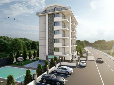 Zespół mieszkaniowy Small residential complex with swimming pool, 750 m to the beach, Okurcalar, Turkey