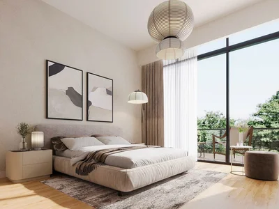 Residential complex New South Living Luxury Residence with swimming pools and a green area close to the airport, Dubai South, Dubai, UAE