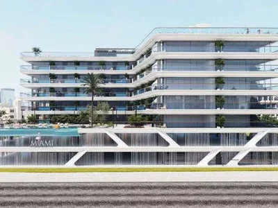 Residential complex Residence Miami 2 with swimming pools and a green area close to Dubai Marina, Jumeriah Village Triangle, Dubai, UAE