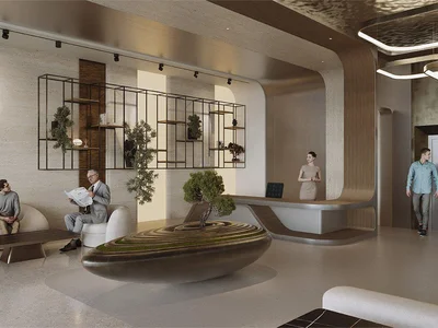 Zespół mieszkaniowy Prestigious residential complex Coventry Gardens with a good range of amenities in Arjan Dubailand area, Dubai, UAE