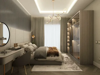 Complexe résidentiel Residential complex with many facilities and services, 200 meters from the beach and promenade, Kargicak, Alanya, Turkey