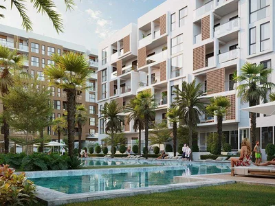 Zespół mieszkaniowy New residence Hillside Residences with swimming pools and gardens close to Dubai Marina, Jebel Ali Village, Dubai, UAE