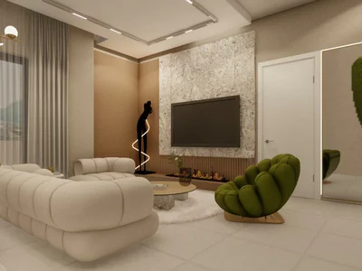 Zespół mieszkaniowy Residential complex in the city center and 600 meters from the beach, close to the chain stores, Alanya, Turkey