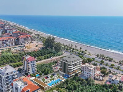 Residential complex New residential complex with swimming pools, a gym and a parking on the seafront, Kestel, Alanya, Türkiye