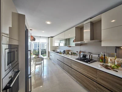 Zespół mieszkaniowy Modern apartments with sea views in a residence area with swimming pool and equestrian club, Beylikduzu, Istanbul, Turkey