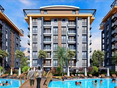 Complejo residencial New residence with a swimming pool and an water park close to the beach and golf courses, Antalya, Turkey